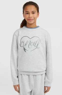 KidsEssentials Crew sweater| Wit