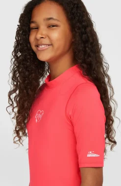 KidsEssentials uv shirt met korte mouwen| Roze
