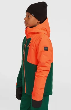 KidsFWC'Cruz Block wintersportjas| Rood Mix