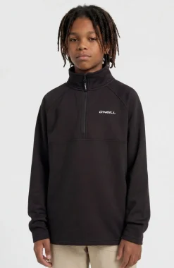 KidsFWC'Cruz Half-Zip fleecetrui| Zwart