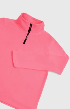 KidsFWC'Cruz Jack's Polartec® fleecetrui met halve rits| Roze