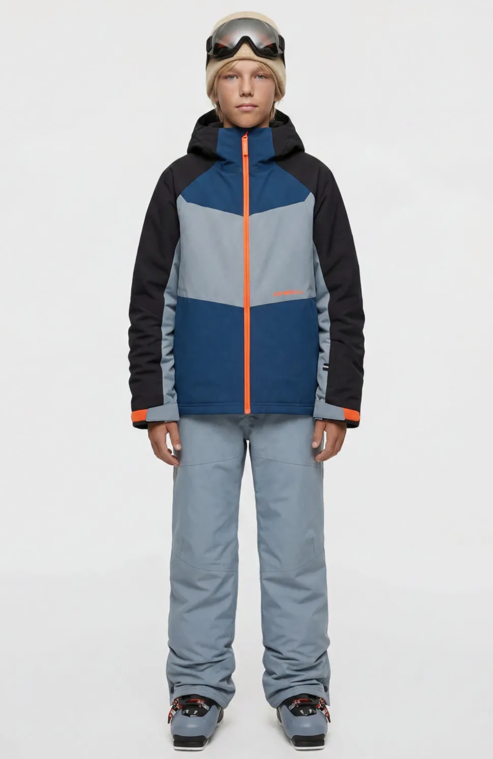 KidsFWC'Cruz Mean Machine wintersportjas| Zwart Mix