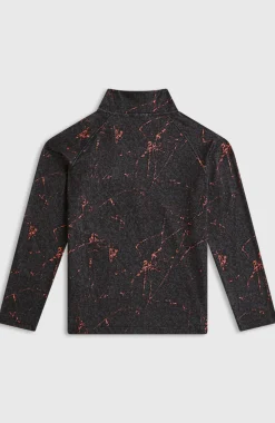 KidsFWC'Cruz Printed Half-Zip fleecetrui| Zwart