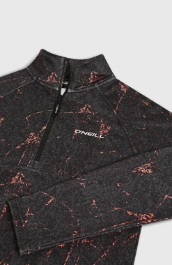 KidsFWC'Cruz Printed Half-Zip fleecetrui| Zwart