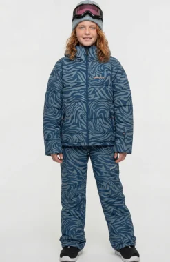 KidsFWC'Cruz Puffer wintersportjas| Blauw