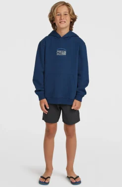 KidsGraphic hoodie| Blauw