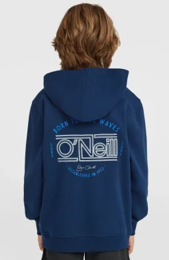 KidsGraphic hoodie| Blauw
