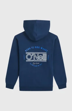 KidsGraphic hoodie| Blauw