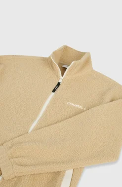 KidsHigh-Pile fleecevest met volledige rits| Beige