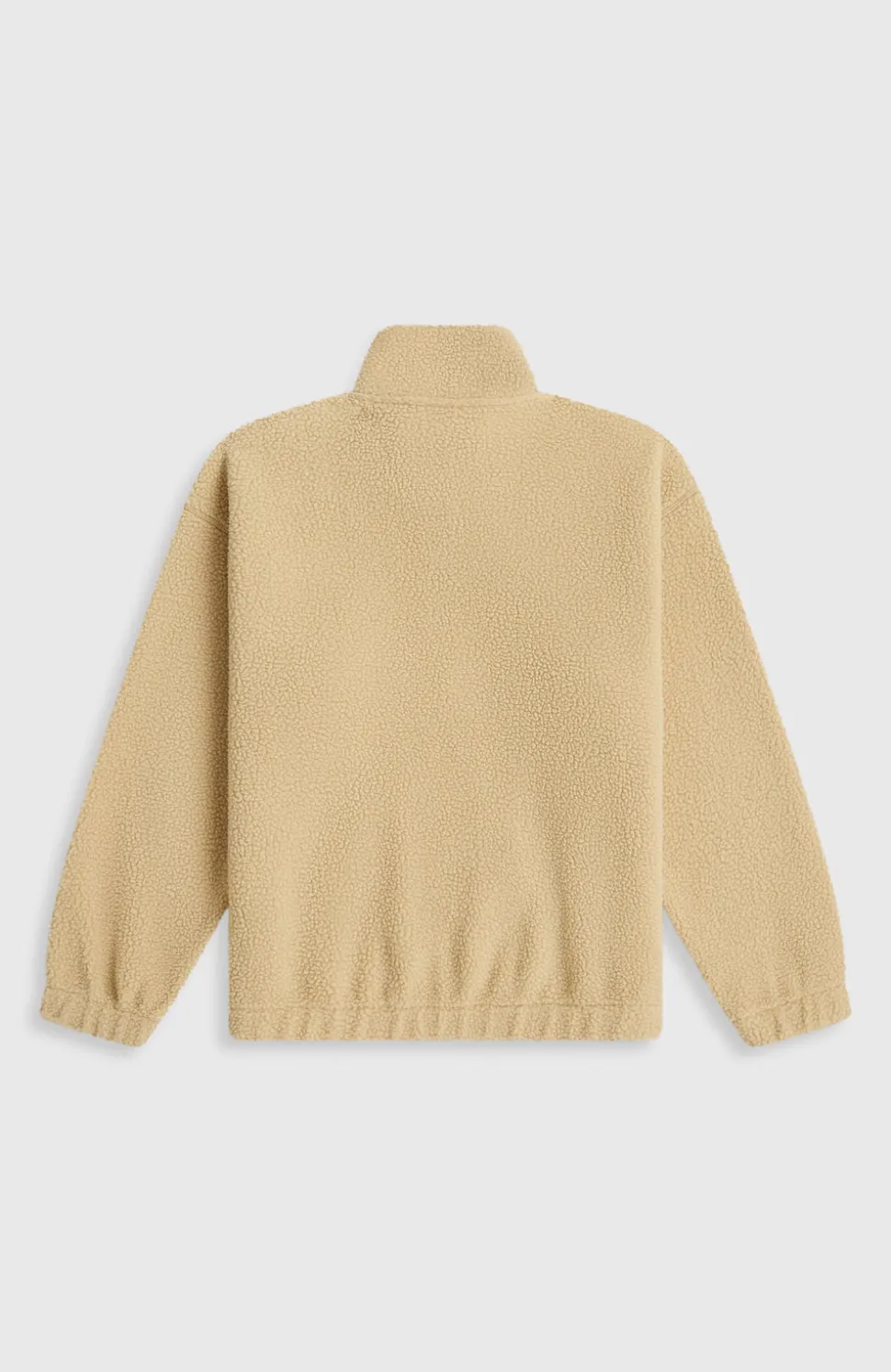 KidsHigh-Pile fleecevest met volledige rits| Beige