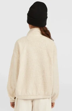 KidsHigh-Pile fleecevest met volledige rits| Beige