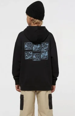 KidsO'Neill Back-Print hoodie| Zwart