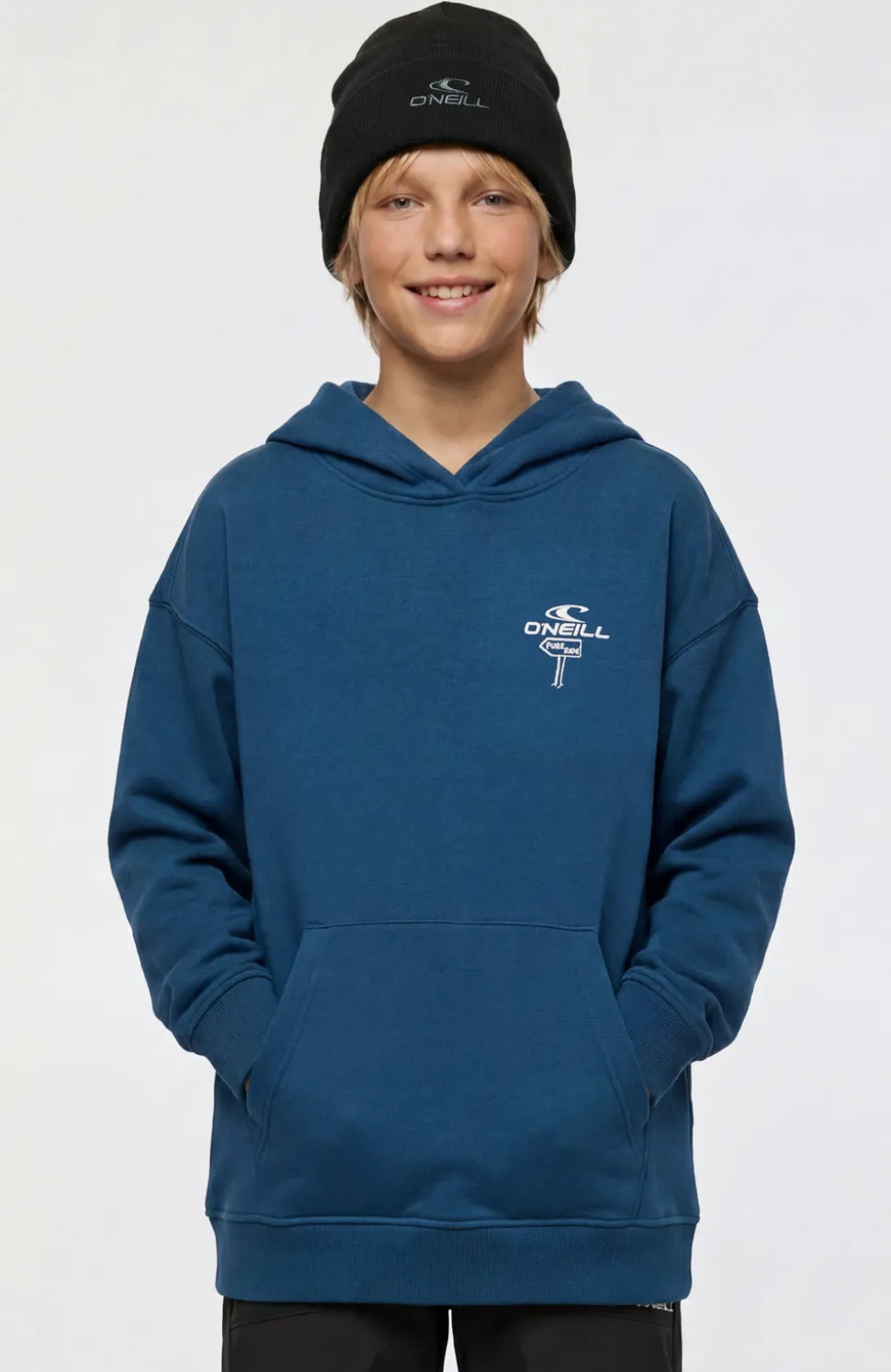 KidsO'Neill Back-Print hoodie| Blauw