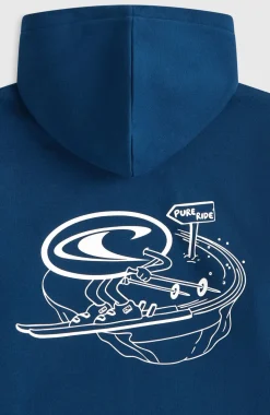 KidsO'Neill Back-Print hoodie| Blauw
