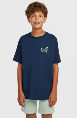KidsO'Neill Chest-Print T-shirt| Blauw