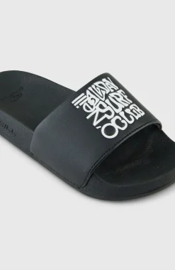 KidsO'Neill Graphic slippers| Zwart