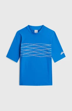 KidsO'Neill Graphic UV-Shirt met korte mouwen| Blauw