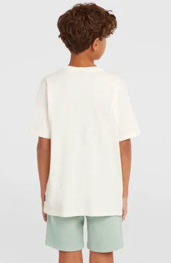 KidsO'Neill Logo Stripe T-shirt| Wit