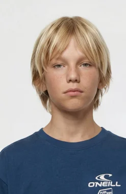 KidsO'Neill Loose Print T-shirt| Blauw