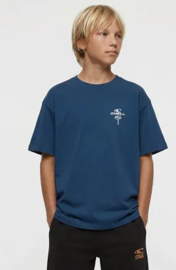 KidsO'Neill Loose Print T-shirt| Blauw