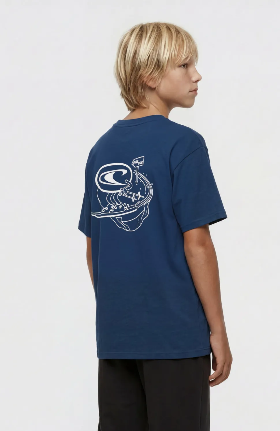 KidsO'Neill Loose Print T-shirt| Blauw