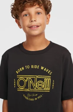 KidsO'Neill Muir T-shirt| Zwart