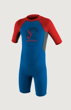 KidsReactor-2 2mm Back Zip Shortsleeve Spring Wetsuit| Blauw