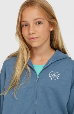 KidsScript capuchonvest met volledige rits| Blauw