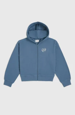 KidsScript capuchonvest met volledige rits| Blauw