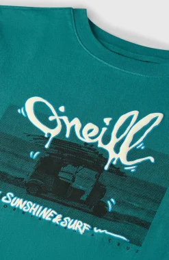 KidsSlub Graphic T-shirt| Groen