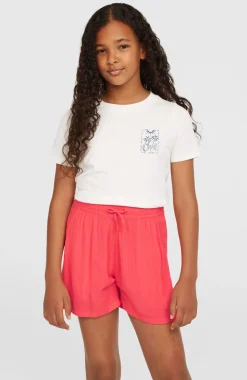 KidsSummer geweven short| Roze