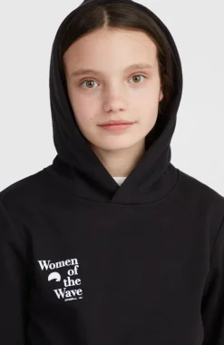 KidsWomen of the Wave hoodie| Zwart